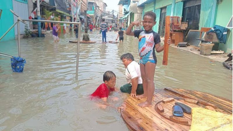 Banjir Rob di Muara Angke (Dok. Ist)