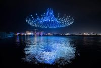 Ilustrasi Pertunjukkan Drone Show