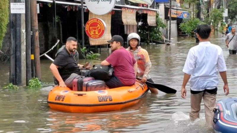 Evaluasi turis di Bali saat banjir
(Dok. Ist) 