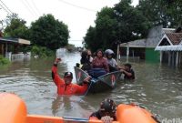 Banjir di Jombang 
(Dok. Ist)