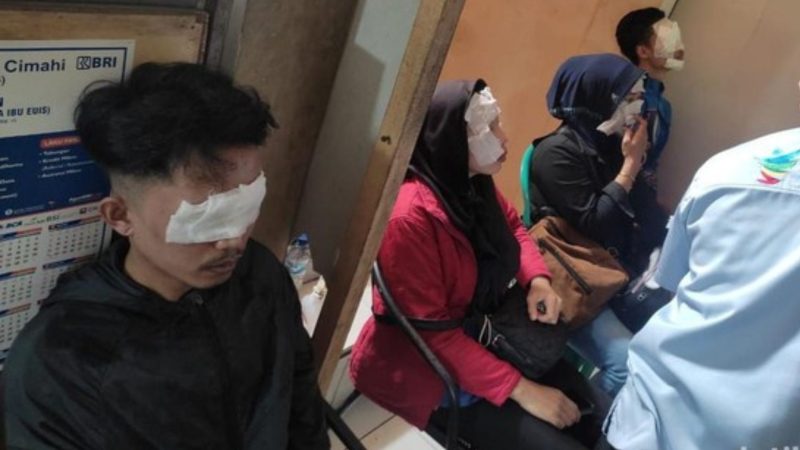 Korban tumpahan cairan kimia di Bandung Barat
(Dok. Ist) 