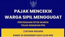 Petisi tolak kenaikan PPN 12 % (Dok. Ist)