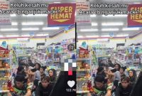 Puluhan Pemuda Klub Motor CB Nganjuk Berulah di Indomaret (Dok. Ist)