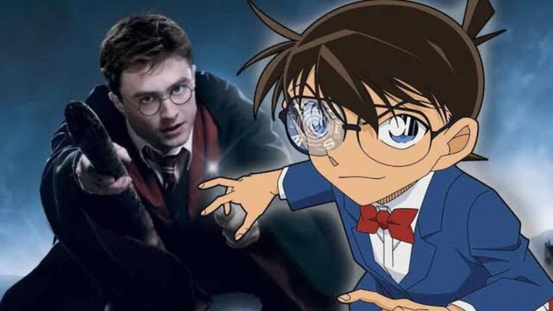 Kolaborasi Harry Potter dan Detective Conan (Dok. Ist)