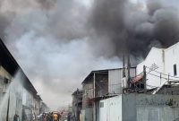 Gudang mainan terbakar ( Dok. Ist)