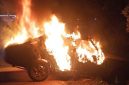 Mobil Toyota Corolla Terbakar di Blitar (Dok. Ist)