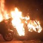 Mobil Toyota Corolla Terbakar di Blitar (Dok. Ist)