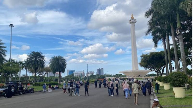 Pengunjung Monas (Dok. Ist)