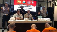 Rilis ungkap kasus narkoba di Polres Ponorogo (Dok. Ist)