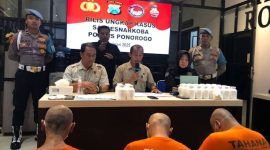 Rilis ungkap kasus narkoba di Polres Ponorogo (Dok. Ist)