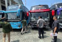 Bus yang disita kejaksaan (Dok. Ist)