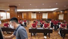 Timnas Indonesia saat mengikuti tes psikologi (Dok. Ist)