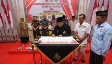 Deklarasi damai yang dilakukan oleh pencak silat di Trenggalek (Dok. Ist)