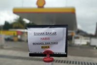 Kelangkaan BBM di SPBU swasta (Dok. Ist)