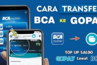 Cara Transfer BCA ke GoPay