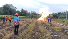 Gas Bocor dari Sumur Bor Masjid di Bojonegoro (Dok. Ist)