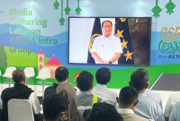 Astra Infra saat melakukan konferensi pers (Dok. Ist)