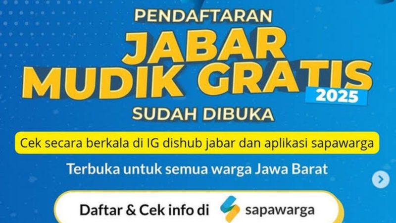 Pendaftaran mudik gratis (Dok. Ist)